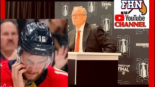 Florida Panthers Coach Paul Maurice Talks Barkov Game 2 Win Over Edmonton Oilers [upl. by Kamaria]