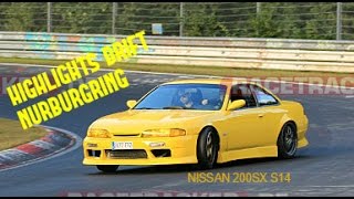 NURBURGRING DRIFT HIGHLIGHTS  NISSAN 200SX S14 [upl. by Britteny]