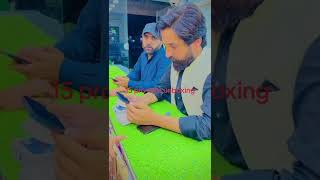 15 pro max titanium blue unboxing saudcommunicationapple smartphone unboxing fyp foryou [upl. by Dolph]