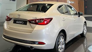 2024 Mazda 2 Sedan  exterior and interior walkaround [upl. by Ahtamas]