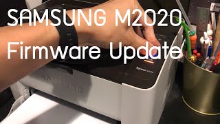 How to update Samsung Printer M2020 firmware [upl. by Merrick264]