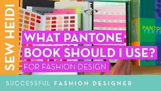 What Pantone Book to Use for Fashion Designers TCX vs TPX [upl. by Enairb]