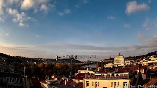 20241027 Prague 4K timelapse [upl. by Nerrej]