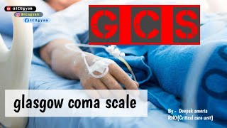 GCS Scale In Hindi  GCS Score Assessment  Glasgow Coma Scale In Hindi ICUgyan [upl. by Nysa552]