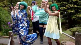 Japanese Tea Garden Macross Frontier  Nyan nyan dance [upl. by Esile]