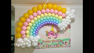 How to make rainbow balloon [upl. by Guilbert]