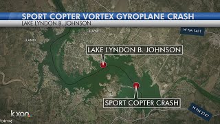 Pilot uninjured after gyroplane crash into Lake LBJ in Kingsland [upl. by Asia181]