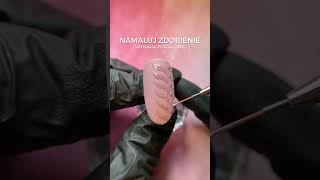 Jak zrobić sweterek na paznokciach TUTORIAL KROK PO KROKU  SWEATER NAILS STEP BY STEP shorts [upl. by Nylanaj]