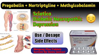 Pregabalin Nortriptyline methylcobalamin Tablets use in hindi  Neupreg Plus tablet \ Dawa jankari [upl. by Bran]