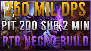 Diablo 4 PTR Season 4  Most Broken Necromancer Build  Ebonpiercer Shadow Dot [upl. by Nitsir]