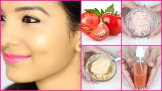 Skin Brightening Tomato Facial  Get Fair Glowing Spotless Skin in 7days  Anaysa [upl. by Nema]