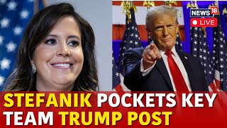 LIVE  Trump Latest News  Trump Chooses Elise Stefanik To Serve As US Ambassador  US News  N18G [upl. by Janenna369]