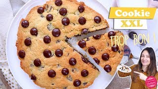 🍪 COOKIE GÉANT XXL AUX PÉPITES DE CHOCOLAT 🍪 [upl. by Enilraep524]