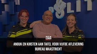 ANOUK EN KIRSTEN AAN TAFEL VOOR VIJFDE AFLEVERING VAN BUREAU MAASTRICHT [upl. by Nwahsyt]