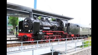 Dampflok 38 2267 zu Besuch in Lennep  P8 Steam Train Visits Lennep Remscheid Germany June 2024 [upl. by Kobylak]