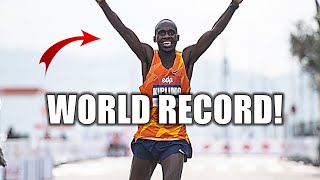 A NEW WORLD RECORD  Jacob Kiplimo DOMINATES The 2023 Zevenheuvelenloop 15k [upl. by Annaes975]