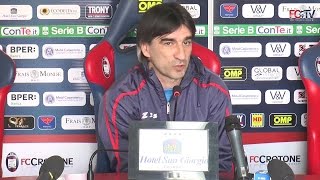 Verso CrotoneCagliari mister Juric in conferenza [upl. by Ahsyia]