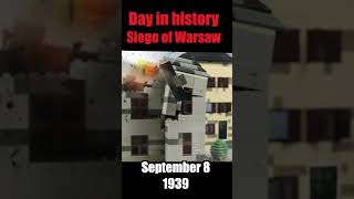 Siege of Warsaw 1939 day in history shorts history [upl. by Tnek]