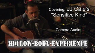 Jason Ochsner covering quotSensitive Kindquot by JJ Cale camera audio Hollow Body Experience [upl. by Nonarb]