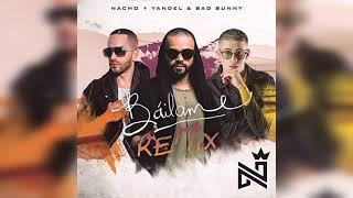 Nacho Yandel Bad Bunny  Báilame Remix Oficial Instrumental Video Karaoke [upl. by Aimar]