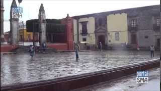 San Miguel de Allende Gto Lluvia en SMA 2013 Portalsmamx [upl. by Coffeng]