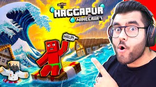 🌊 Massive Tsunami in Minecraft  HAGGAPUR Episode 40  Hitesh KS [upl. by Nan849]