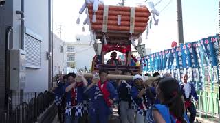 松原市内秋祭りの様子 大堀地区１ [upl. by Casimire]