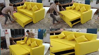 Sofa Come Bed Design √ Come Bed Sofa Folding √ naya design sofa come bed [upl. by Orimisac]