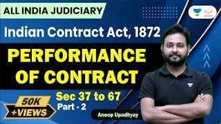 Indian contract Act 1872  Performance of Contract sec 37 to 67  Part 2  Linking Laws [upl. by Adnuhsal]