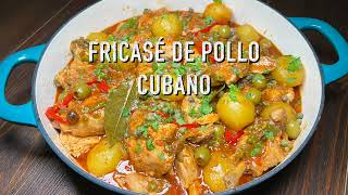 Fricasé de Pollo Cubano  Cocina Con Fujita [upl. by Sothena]