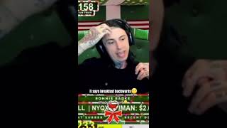 Ronnie Radke trolling with his fans on Twitch during the lockdown 2021 [upl. by Eilis]