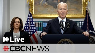 LIVE Joe Biden drops out of US presidential race [upl. by Pontias]