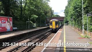 Trains at Hildenborough SEML 070521 [upl. by Ralston]