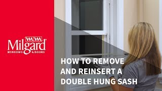 How to Remove and Reinsert a Double Hung Window Sash [upl. by Remot619]