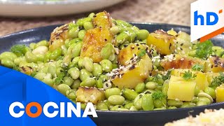 Receta ensalada de edamame con piñas para estar sano  hoyDía  Telemundo [upl. by Janiuszck]