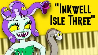 Inkwell Isle Three from Cuphead  Piano Tutorial [upl. by Anikal]