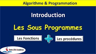 Informatique  comment comprendre les sous programmes en Algorithme [upl. by Karil]