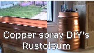 IKEA HACK FABULOUS DIY using Rustoleum Copper spray [upl. by Nivan]