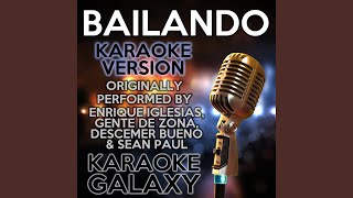 Bailando Karaoke Instrumental Version Originally Performed By Enrique Iglesias Gente de [upl. by Atteniuq654]