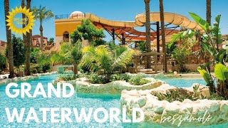 EGYIPTOM ☀️ Grand Waterworld Makadi 45 all inclusive gyerekbarát szálloda [upl. by Eillil]