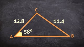 Ambiguous case law of sines two triangles SSA [upl. by Squier]