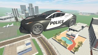 Franklin Found Giant Police Car in Indian Bike driving 3D [upl. by Noyek728]