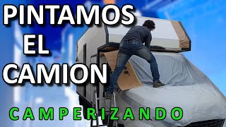 CAMPERIZANDO CAMION PINTURA Y CERRADURAS de la CELULA CAMPER [upl. by Christianson876]