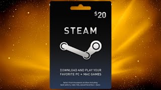 Steam gift card Giveaway 20 Euro OPEN [upl. by Anoli835]