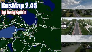 RusMap 245 released New version of the road connection file with ProMods 262  ETS2 145 [upl. by Leina950]