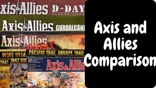 Axis and Allies Comparison [upl. by Relyuc359]