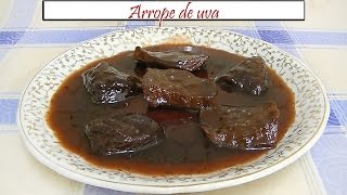 Arrope de uva  Receta de Cocina en Familia [upl. by Lotsyrc]