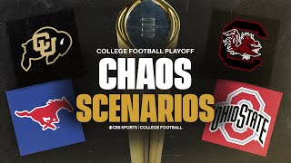 College Football Playoff CHAOS SCENARIOS upsets and spoilers that could shake up the bracket [upl. by Cassil480]