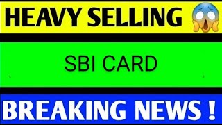 SBI CARD SHARE LATEST NEWS TODAYSBI CARD SHARE TARGETSBI CARD SHARE ANALYSISSBI CARD SHARE NEWS [upl. by Entirb]