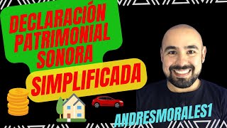 DECLARACIÓN PATRIMONIAL SIMPLIFICADA 2022 SONORA [upl. by Grange]